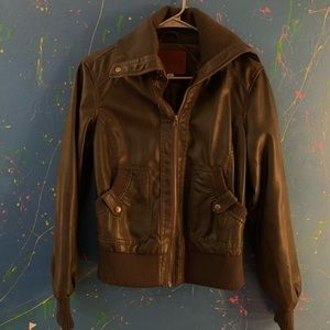 Feux leather jacket